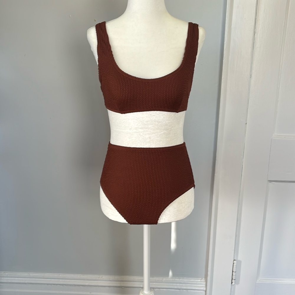 Billabong ruched high waisted bikini